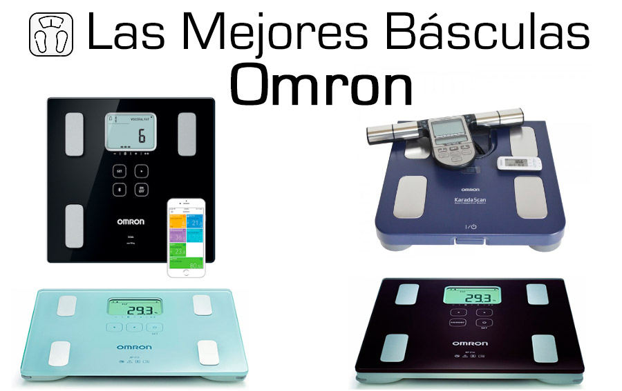 Báscula para medir grasa corporal Omron
